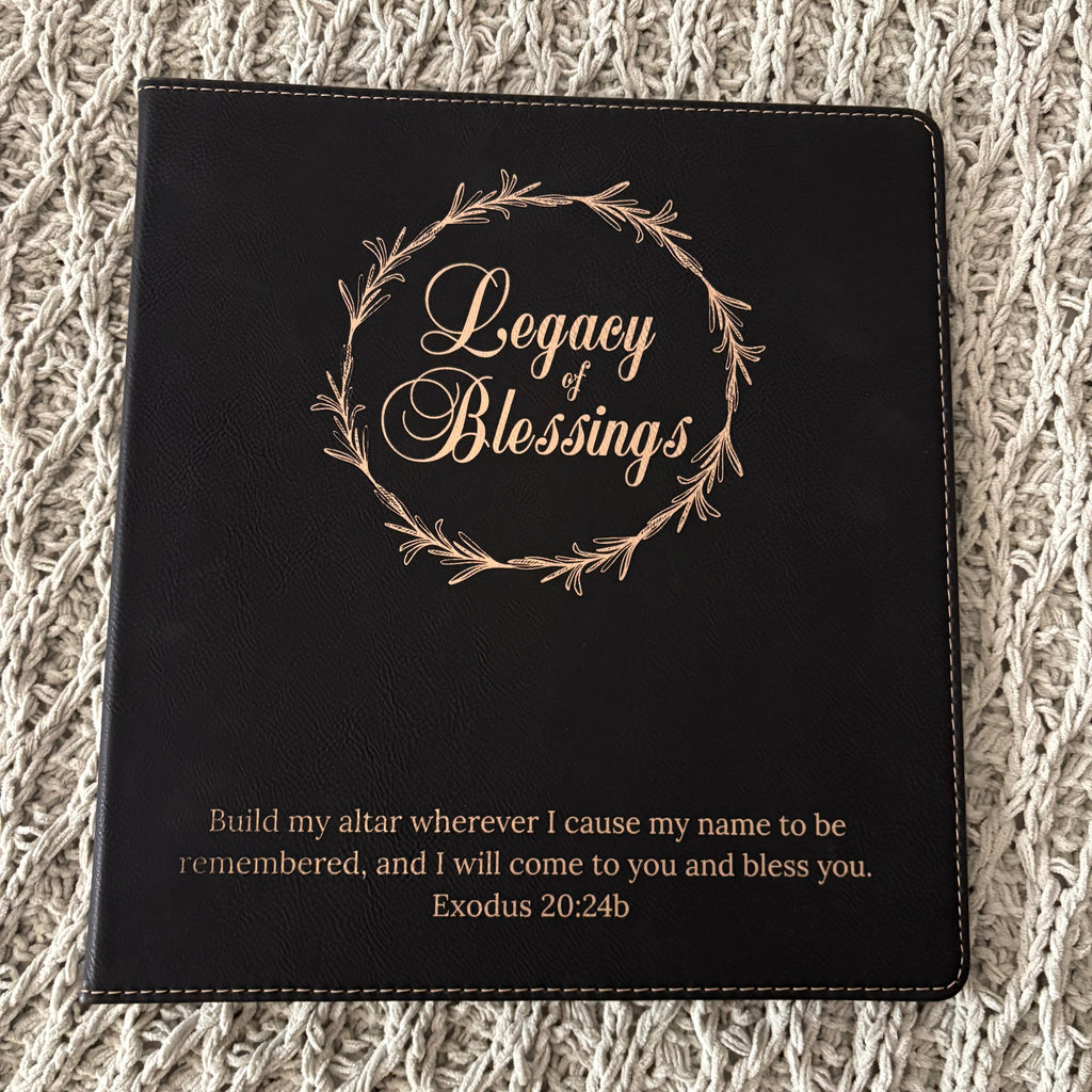 Legacy of Blessings Binder - Black
